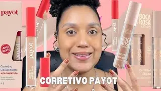 TESTEI O NOVO CORRETIVO DA PAYOT - &Eacute; IGUAL O DA BOCA ROSA? | Corretivo Matte da Payot