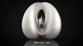 Dizingof designs - 3D Printing - Eve by Dizingof - Fractal Sculpture  www.3dizingof.com