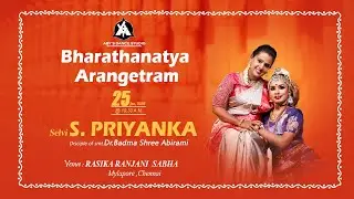 #Live: ABY's Dance Studio Presents Bharatanatyam Arangetram Selvi S. PRIYANKA | 25 January 2026