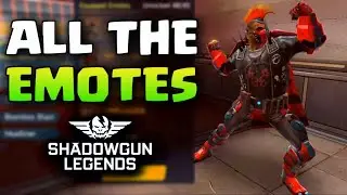 ALL THE EMOTES in Shadowgun Legends (update 0.9.0+) Legendary emotes!