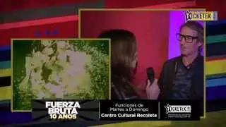 Especial Fuerza Bruta: entrevista a Diqui James