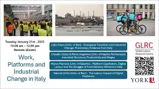Work, Platforms and Industrial Change in Italy