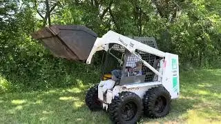 Bobcat 643 Skid Steer Loader Operating