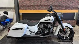 2026 Indian Springfield Dark Horse Ghost White Smoke