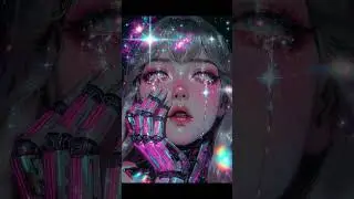 STARS IN MY EYES | Cosmic Psychedelic Synthwave 🌟 Retro Anime Visuals