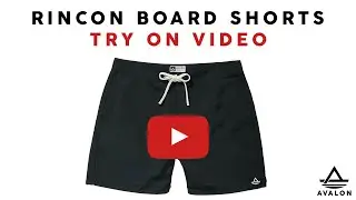 Avalon Rincon Men's 15 inch Board Shorts in Charcoal