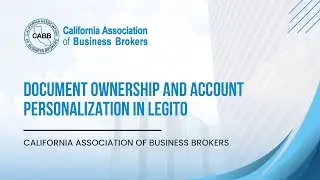 Document Ownership and Account Personalization in Legito