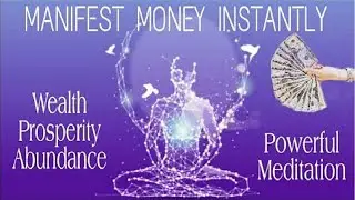 MANIFEST MONEY MEDITATION  LAW OF ATTRACTION  AFFIRMATION