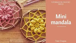 Mini mandala a crochet [paso a paso]