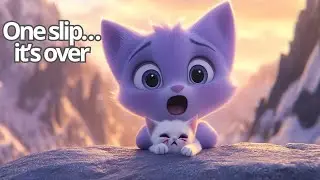 Emotional Rescue Moments | The Silent World of Lilac Fox #AI #FoxStory