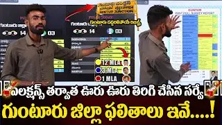 Guntur District Exit Polls Survey In Andhra Pradesh 2024 Elections | Jagan | Chandrababu | FC