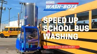 Wash-Bots Pony Hybrid Ride-ON Bus Washer!