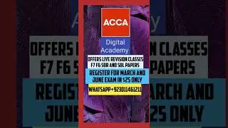 Be Professional with ACCA Digital Academy @Accaskan