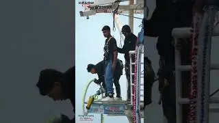 Are you ready to experience the thrill of India  highest point.117 Meters #rishikesh #himalayanbungy