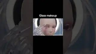 Glass makeup routine 💋 #asmr #ai #aismr #satisfying #relaxing #makeup #DreamLoopASMR