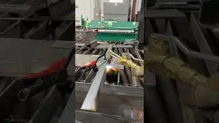 How to cut a straight line with an oxyfuel torch #welding #shorts