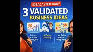 3 Validated Business Ideas: Privacy Analytics, AI Sales Training & GTM Stack Integration