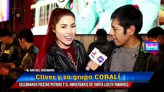 AL RAS DEL ESCENARIO DE CLIVER FIDEL Y SU GRUPO CORALI