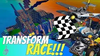 Fortnite Multi-Vehicle Race Track (Full Lap Feature) -- 「 Dragon's Drop 』 -- Creative Mode