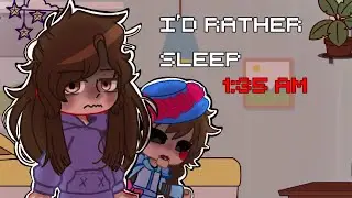 I'd Rather Sleep | FNAF | 1:35 AM [ Fazbear Frights Book 3 ] Ft: Delliah