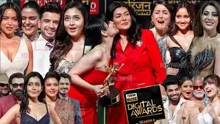 UNCUT - IWM Buzz Digital Awards 2024 | Star-studded Redcarpet | Kajol, Tejasswi, Karan, Manisha