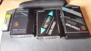 3 Sony Walkman WM-100 And WM F100ll WM F100lll Sound Test