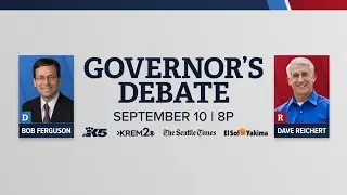 WATCH: Washington state governor candidates debate over key issues heading into the election