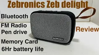 Zebronics Zeb delight 3 Watt Bluetooth speaker review