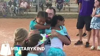 Military dad weeps as children run into arms | Militarykind