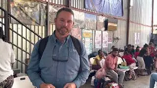 Breakfast at a Tijuana migrant shelter