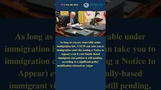 USCIS Can Issue NTAs Despite Pending Petitions!🚨#USCISUpdate  #NTA #Deportation #FormI130