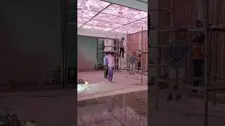 Luxury Translucent Stretch Ceiling with Floral Print | SB Class Work