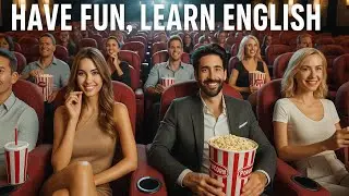 4 English Conversations for Real Life | Dialogues at a Party, Library, Post Office & Cinema
