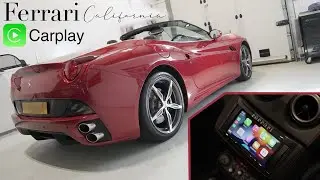 Ferrari Carplay California with Sony XAV AX5650 and a full sound system upgrade