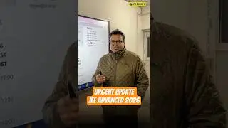 JEE Advanced 2026 Exam Schedule OUT ! | Urgent 🚨 Update | #jee #jeeadvanced #nta #motivation