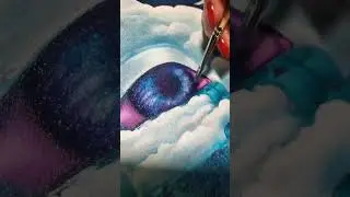 Acrylic Painting wip #art #fantasyart #painting #fantasy #acrylicpainting #diy #speedpaint #artshort