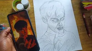 How To Draw Will Byers From Stranger Things | Step By Step Tutorial | Outline video 😍