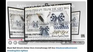 Black Wall Street's Online Store Aromatherapy Gift Box #blackownedbusinesses #trending2026 #giftbox