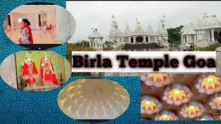 Newly Built Radhe Krishna Temple In Goa 💐🥰 love my India #birlatemple #goa #beautifulplaces #youtube