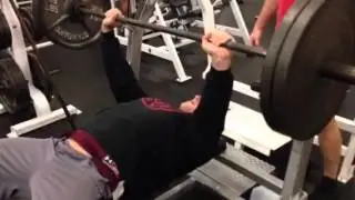 Linebacker John Blatz bench 225 lbs for 36 reps!