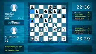 Chess Game Analysis: Esrom2022 - DadoZA : 1-0 (By ChessFriends.com)