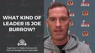 How Bengals QB Joe Burrow's leadership style fits the team culture according to Punter Kevin Huber