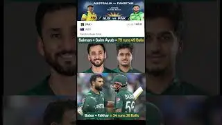 Babar Phir Fail ❌ | Pak 168 Runs | Aus Need 169😱 #pakvsaus #babarazam #salmanaliagha #abhisheksharma