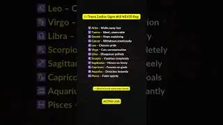 🔥 These Zodiac Signs Will NEVER Beg  #zodiac #zodiacsigns #astrology #horoscope #shorts
