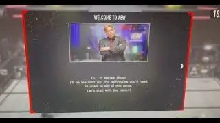 AEW Fight Forever BASIC controls screenshot | William Regal is teaching us!!