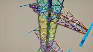 Reconstruction of a 330 kV overhead line Vilnius   Tekla Finland and Baltics BIM Awards 2019