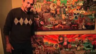 Andy Valdivia, Mexican-American artist in Topeka, shows us his paintings
