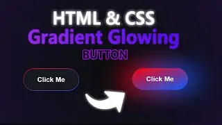 How To Make a Gradient Glowing Button using CSS #coding #programming #webdevelopment #trending 