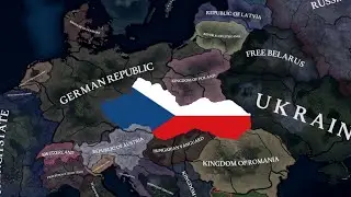 Forming a Czechoslovak kingdom in HOI4! (timelapse!)
