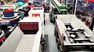 Drones are taking aerial photos of the factory.#stonecrushing #stonecrushingplant #production